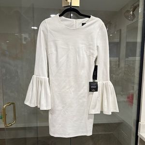 White cocktail dress